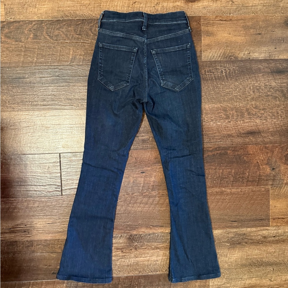 Banana Republic flare jeans size 24 in dark blue